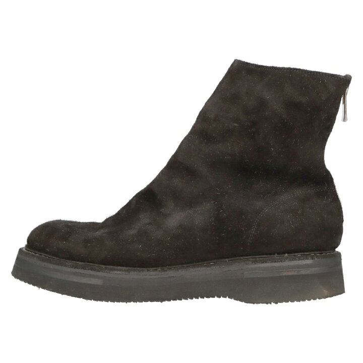 楽天市場】GUIDI(グイディ) サイズ:42 バックジップ スウェードブーツ 