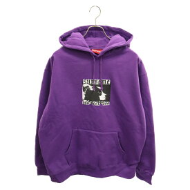 SUPREME(シュプリーム) サイズ:L 22SS Dog Eat Dog Hooded Sweatshirt ドッグフォトプリントプルオーバースウェットパーカー パープル【新古品/中古】【程度S】【カラーパープル】【取扱店舗BRING THRIFT CLOSET】