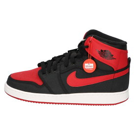 NIKE(ナイキ) サイズ:26.5cm 15AW AIR JORDAN 1 KO RETRO HIGH OG Bred エアジョーダン1 ノックアウト レトロハイ ブレッド ハイカットスニーカー レッド/ブラック US8.5/26.5cm【中古】【程度A】【カラーレッド】【取扱店舗BRING京都河原町店】