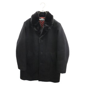 SUPREME(シュプリーム) サイズ:M 22AW Fur Collar Car Coat 3Mインサレートファーカラーカーコート ブラック【中古】【程度A】【カラーブラック】【オンライン限定商品】