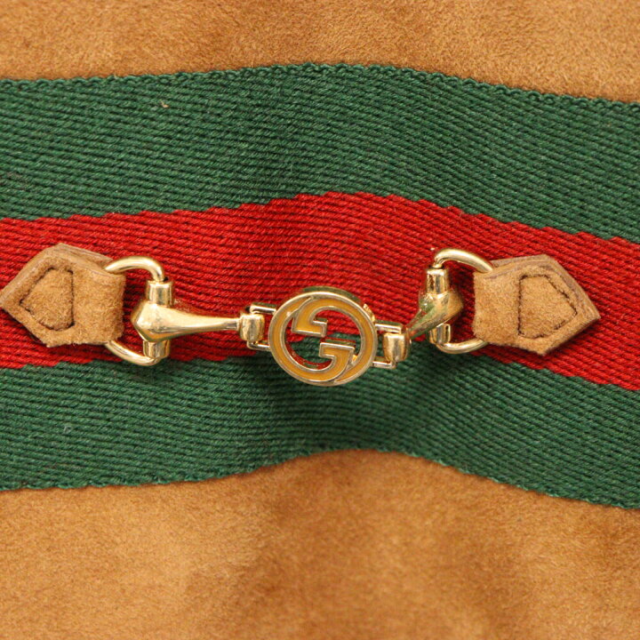 楽天市場】GUCCI(グッチ) サイズ:S スエードレザー切替ジップアップ 