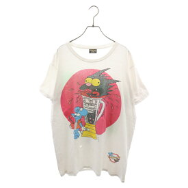 VINTAGE(ヴィンテージ) サイズ:XL 90s The ITCHY & SCRATCH イッチー スクラッチ アニメ プリントTシャツ カットソー ホワイト【中古】【程度B】【カラーホワイト】【取扱店舗AWESOME原宿店】