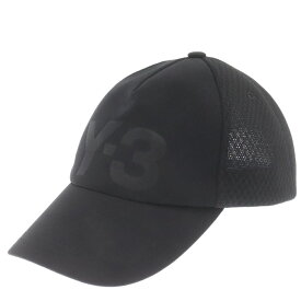 Y-3(ワイスリー) TRUCKER CAP ロゴ トラッカーキャップ 帽子 ブラック CD4748【中古】【程度B】【カラーブラック】【オンライン限定商品】