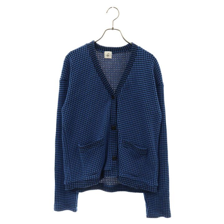 楽天市場】6(ROKU)(ロク) サイズ:F WAFFLE V NECK CARDIGAN  