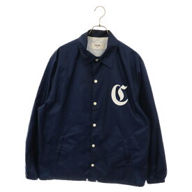 CELINE(セリーヌ) サイズ:48 23SS LONG COACH JACKET ロングコーチジャケットナイロンブルゾン 2W864495M ネイビー【中古】【程度B】【カラーネイビー】【取扱店舗新宿】