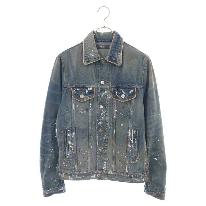 楽天市場】AMIRI(アミリ) サイズ:M ラメペイント加工トラッカー 