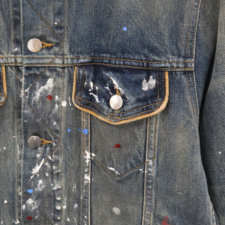 楽天市場】AMIRI(アミリ) サイズ:M ラメペイント加工トラッカー 