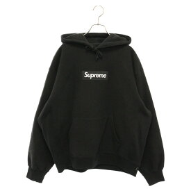 SUPREME(シュプリーム) サイズ:M 23AW Box Logo Hooded Sweatshirt Ash grey ボックスロゴ プルオーバーパーカー フーディー ブラック【中古】【程度A】【カラーブラック】【取扱店舗BRING仙台店】