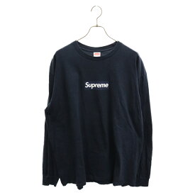 SUPREME(シュプリーム) サイズ:XL 20AW Box Logo L/S Tee ボックスロゴ長袖Tシャツ ネイビー【中古】【程度A】【カラーネイビー】【取扱店舗BRING THRIFT CLOSET】