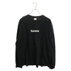 SUPREME(シュプリーム) サイズ:XL 20AW Box Logo L/S Tee ボックスロゴ長袖Tシャツ ブラック【中古】【程度B】【カラーブラック】【取扱店舗BRING THRIFT CLOSET】