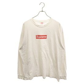 SUPREME(シュプリーム) サイズ:XL 20AW Box Logo L/S Tee ボックスロゴ長袖Tシャツ ホワイト【中古】【程度B】【カラーホワイト】【取扱店舗BRING THRIFT CLOSET】