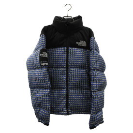 SUPREME(シュプリーム) サイズ:S 21SS×THE NORTH FACE Studded Nuptse Jacket ノースフェイス スタッズ デザイン ヌプシ ダウンジャケット ブルー ND42100I【中古】【程度A】【カラーブルー】【オンライン限定商品】