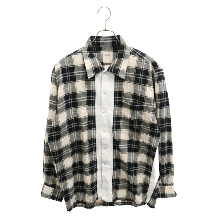 楽天市場】SEQUEL(シークエル) サイズ:M 23SS LINE NEL CHECK SHIRT 