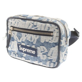 SUPREME(シュプリーム) 22SS Fat Tip Jacquard Denim Waist Bag ファット チップ ロゴ ジャガード デニム ウエスト バッグ インディゴ【中古】【程度A】【カラーブルー】【取扱店舗BRING仙台店】