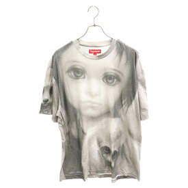 SUPREME(シュプリーム) サイズ:XL 24SS Margaret Keane Best Friends S/S Top マーガレット キーン ベストフレンド プリント 半袖カットソー Tシャツ グレー【新古品/中古】【程度S】【カラーグレー】【取扱店舗BRING渋谷ANNEX店】