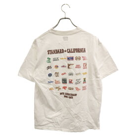 STANDARD CALIFORNIA(スタンダード カリフォルニア) サイズ:M SD 20th Anniversary Logo ロゴ 半袖Tシャツ ホワイト【中古】【程度B】【カラーホワイト】【オンライン限定商品】