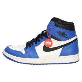 NIKE(ナイキ) サイズ:26.5cm AIR JORDAN 1 RETRO HIGH OG GAME ROYAL エアジョーダン1 ゲームロイヤル ハイカットスニーカー ブルー/ホワイト US8.5/26.5cm 555088-403【中古】【程度B】【カラーブルー】【取扱店舗名古屋】