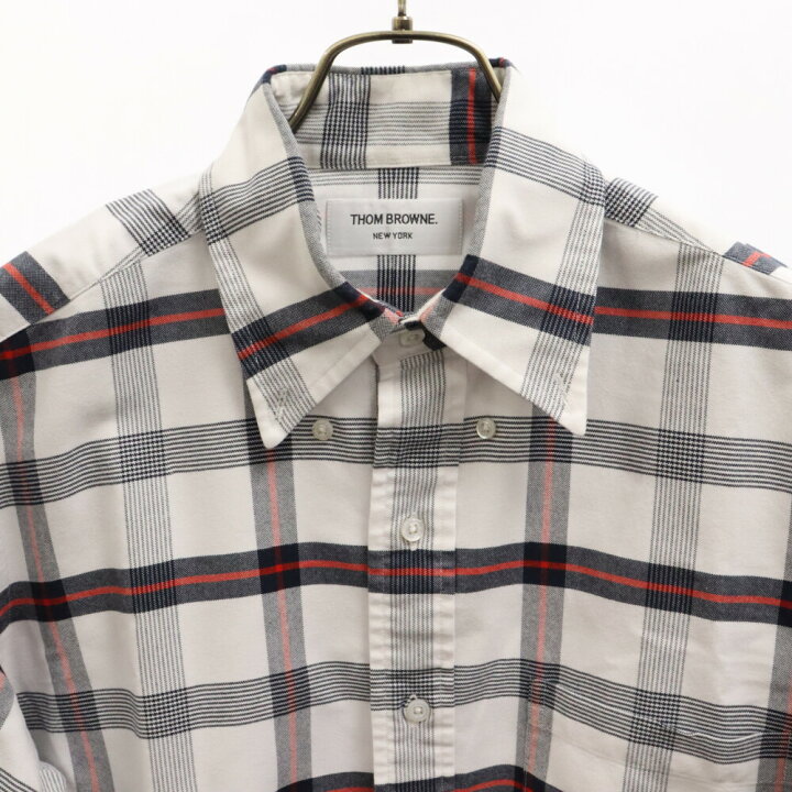 楽天市場】THOM BROWNE(トムブラウン) サイズ:2 ボタンダウンチェック 
