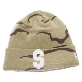 SUPREME(シュプリーム) サイズ:ONE SIZE 24SS New Era $ Beanie ドルビーニー ニットキャップ デザートカモ ベージュ【中古】【程度A】【カラーベージュ】【取扱店舗BRING札幌店】