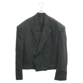 BALENCIAGA(バレンシアガ) サイズ:2 23AW WOMENS FOLDED TAILORED JACKET オーバーサイズ フォールデッドテーラードジャケット 折り返しデザイン ブラック 751800 TNT39【中古】【程度A】【カラーブラック】【取扱店舗BRING梅田茶屋町店】