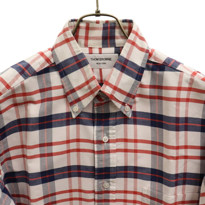 楽天市場】THOM BROWNE(トムブラウン) サイズ:2 ボタンダウンチェック  