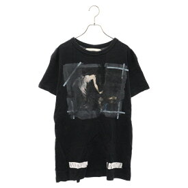 OFF-WHITE(オフホワイト) サイズ:XS 16SS Caravaggio Tee カラヴァッジオ Tシャツ ブラック【中古】【程度B】【カラーブラック】【オンライン限定商品】