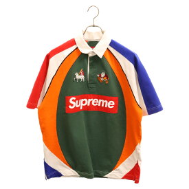 SUPREME(シュプリーム) サイズ:S 24SS S/S Rugby shirt ラグビーシャツ 長袖シャツ マルチカラー【中古】【程度A】【カラーマルチカラー】【取扱店舗BRING札幌店】