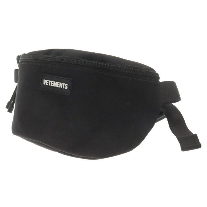 楽天市場】VETEMENTS(ヴェトモン) ALL BLACK LOGO FANNY PACK オール  