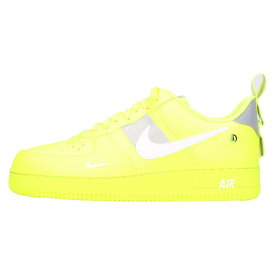 NIKE(ナイキ) サイズ:30.0cm AIR FORCE 1 UTILITY VOLT 2 エアフォース ユーティリティ ボルト 2 ローカットスニーカー ネオンイエロー US12/30cm AJ7747-700【新古品/中古】【程度S】【カラーイエロー】【取扱店舗原宿】