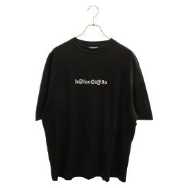 BALENCIAGA(バレンシアガ) サイズ:L 20SS SYMBOLIC OVERSIZE T-SHIRT オーバーサイズ 半袖 カットソー Tシャツ ブラック 620969 TIV50【中古】【程度B】【カラーブラック】【取扱店舗原宿】