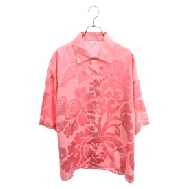 LOEWE(ロエベ) サイズ:37 24AW Short Sleeve Rayon Shirt ショート スリーブ レーヨン シャツ H526Y05X53 ピンク【新古品/中古】【程度S】【カラーピンク】【取扱店舗新宿】