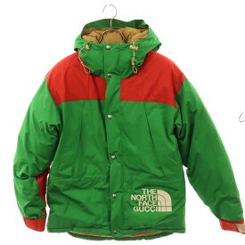 GUCCI(グッチ) サイズ:S 21AW MOUNTAIN GUIDE DOWN JACKET 21AW×THE NORTH FACE MOUNTAIN GUIDE DOWN JACKET ノースフェイス マウンテンガイド ダウンジャケット 663758【新古品/中古】【程度S】【カラーレッド】【オンライン限定商品】