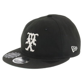 SAINT Mxxxxxx(セント マイケル) サイズ:FREE 24SS×New Era RetroCrown9FIFTY 6Panel ニューエラ レトロクラウン9フィフティー6パネル ロゴ刺繍 ベースボールキャップ【中古】【程度A】【カラーブラック】【取扱店舗BRING仙台店】