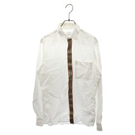 BURBERRY(バーバリー) サイズ:S 20SS アイコンテープ 長袖シャツ 8015436 ホワイト【中古】【程度B】【カラーホワイト】【オンライン限定商品】