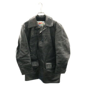 AERO LEATHER(エアロレザー) サイズ:34 Veste des Rallye ホースハイド ウール コート レザージャケット ブラック【中古】【程度C】【カラーブラック】【オンライン限定商品】