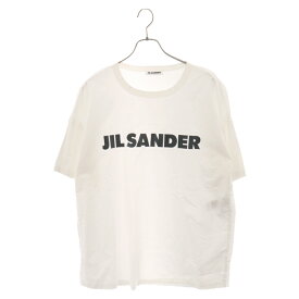 JIL SANDER(ジルサンダー) サイズ:L ロゴプリント 半袖Tシャツ JSU0705060 ホワイト【中古】【程度A】【カラーホワイト】【取扱店舗渋谷】