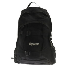 SUPREME(シュプリーム) 14SS BACK PACK ロゴプリント コーデュラナイロン バックパック リュック ブラック【中古】【程度C】【カラーブラック】【オンライン限定商品】