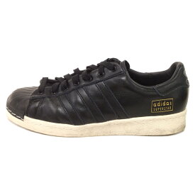 adidas(アディダス) サイズ:28.0cm SUPERSTAR LUX IE2301 スーパースター ラックス ローカットスニーカー ブラック US10/28.0cm【中古】【程度B】【カラーブラック】【オンライン限定商品】