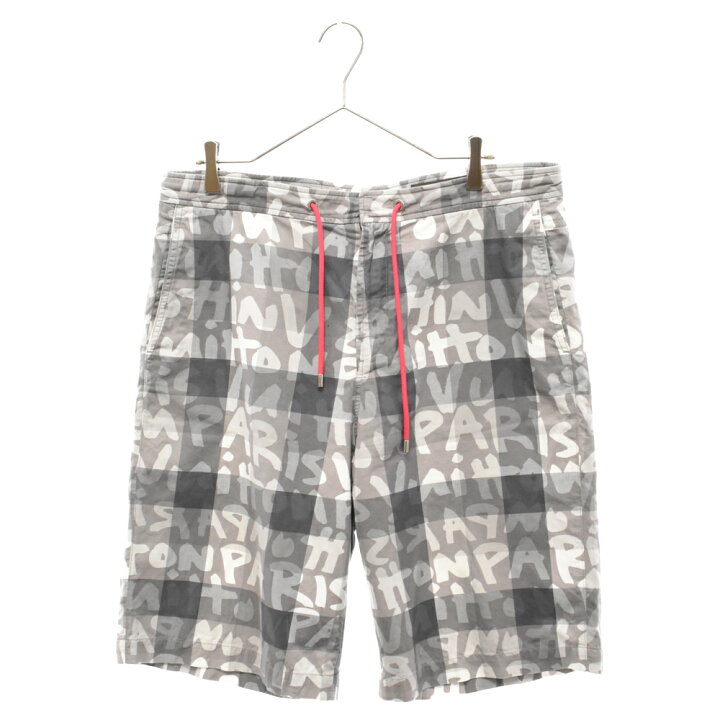 LOUIS VUITTON - LOUIS VUITTON メッシュハーフパンツ 42 S マルチ  