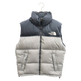 THE NORTH FACE(ザノースフェイス) サイズ:M NUPTSE VEST ナイロン ヌプシ ダウン ベスト グレー ND92232【中古】【程度B】【カラーグレー】【オンライン限定商品】