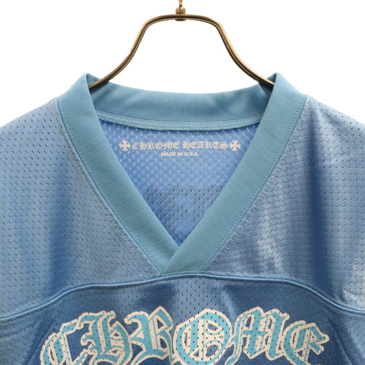 クロムハーツ MESH WARM UP JERSEY TEE CHプリントメッシュTシャツ  