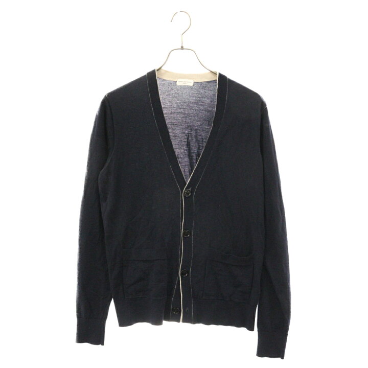 中古】 DRIES VAN NOTEN ドリスヴァンノッテン ボーダー柄 リネン  