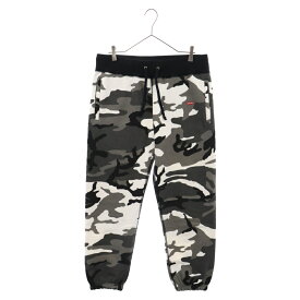 SUPREME(シュプリーム) サイズ:M 13AW Small Box Sweat pant スモール ボックスロゴ カモフラ スウェット パンツ グレー【中古】【程度B】【カラーグレー】【取扱店舗BRING福岡天神店】