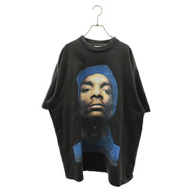 VETEMENTS(ヴェトモン) サイズ:S 16AW Snoop Dogg Tee スヌープドッグ オーバーサイズ 半袖Tシャツ ブラック WF17TP14【中古】【程度B】【カラーブラック】【取扱店舗BRING渋谷ANNEX店】