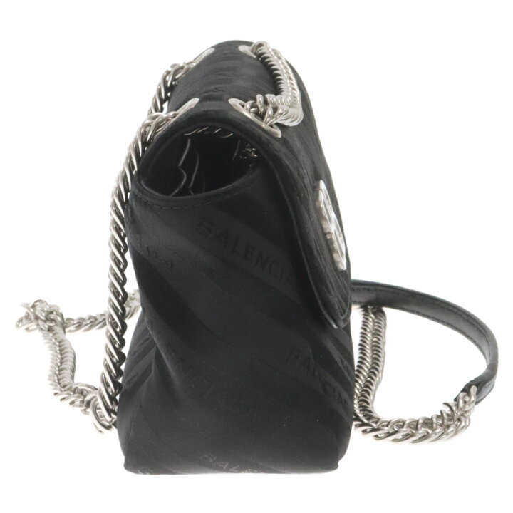 楽天市場】BALENCIAGA(バレンシアガ) ロゴ総柄 BB ラウンド チェーン 