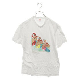 SUPREME(シュプリーム) サイズ:L 18SS Swimmers Tee スイマーズ 半袖Tシャツ カットソー ホワイト【中古】【程度B】【カラーホワイト】【オンライン限定商品】