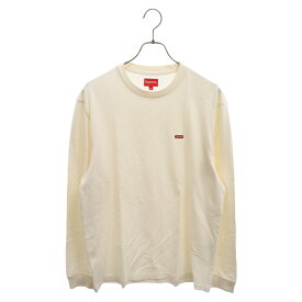 SUPREME(シュプリーム) サイズ:M 22AW Small Box L/S Tee スモールボックスロゴ 長袖Tシャツ ロンT ナチュラル オフホワイト【中古】【程度A】【カラーホワイト】【取扱店舗BRING梅田茶屋町店】