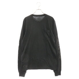 CHROME HEARTS(クロムハーツ) サイズ:M Neck Logo L/S TEE ネックロゴ ホースシュー プリント 長袖Tシャツ カットソー ブラック【中古】【程度A】【カラーブラック】【取扱店舗BRINGアメリカ村店】