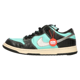 NIKE SB(ナイキエスビー) サイズ:28.0cm DUNK LOW PRO SB DIAMOND SUPPLY CO TIFFANY ダンクロー ダイアモンド サプライ ティファニー ローカットスニーカー ブルー/ブラック US10/28cm 304292-402【中古】【程度B】【カラーブルー】【取扱店舗原宿】