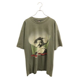 VINTAGE(ヴィンテージ) サイズ:XL 90s RAGE AGAINST THE MACHINE Emiliano Zapata 半袖Tシャツ カーキ カットソー giantボディ【中古】【程度B】【カラーグリーン】【取扱店舗BRING札幌店】